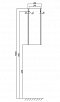 Шкаф подвесной Aquaton Йорк 1 створка белый/ясень фабрик - 4 изображение