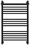 Полотенцесушитель водяной Сунержа Богема 1П 80х50 см 31-0223-8050 матовый черный - 2 изображение
