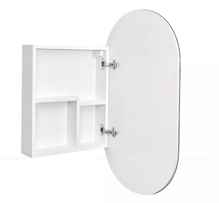 Зеркало-шкаф 44 см Aquaton Оливия 1A254502OL010, белый - изображение 2