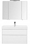 Комплект мебели для ванной Aquanet Бруклин 100 белый - 2 изображение