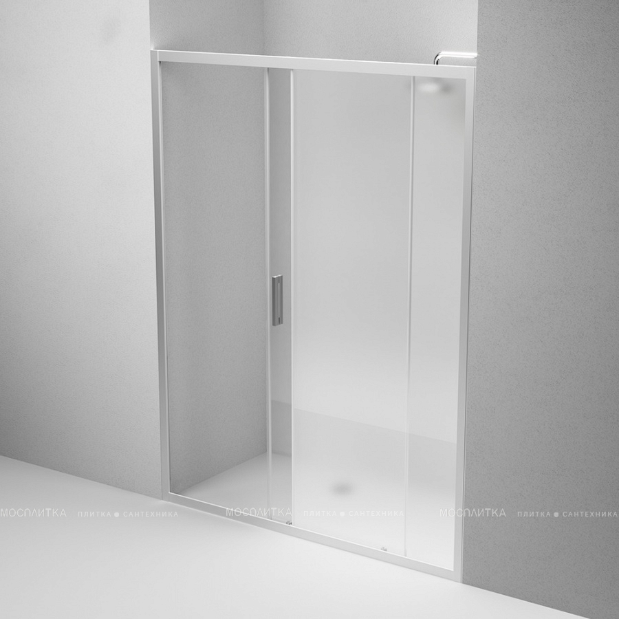 Душевая дверь Am.Pm Gem W90G-150-1-195MT 150 см,стекло прозрачное, профиль матовый хром - изображение 6