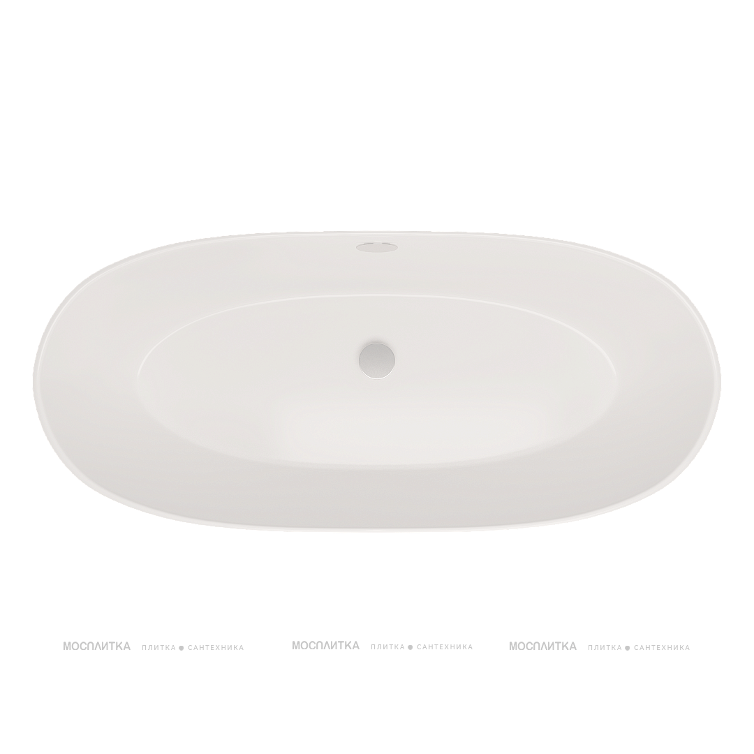 Ванна из литьевого мрамора 160х75 см Creto Arino CRARVN0047 глянцевая белая - изображение 2
