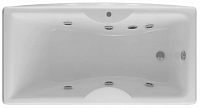 Акриловая ванна Aquatek Феникс 170х75 см FEN170-0000089 с гидромассажем, белый