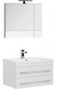 Комплект мебели для ванной Aquanet Нота 75 белый камерино