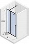 Душевая дверь Riho SZ Lucid GD104 1300 x 2000 Black - изображение 3
