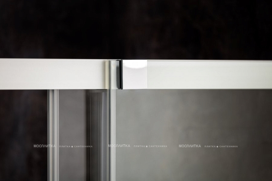 Душевая дверь Ravak Matrix MSDPS-110/80 левый сатин стекло прозрачное транспарент - 10 изображение