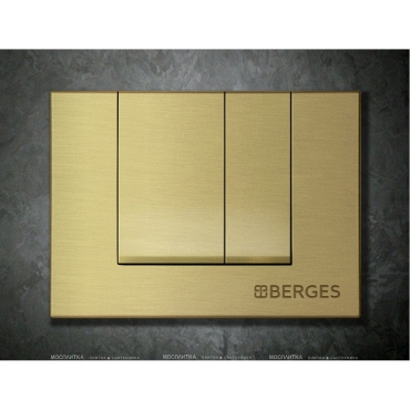 Клавиша смыва Berges Novum S8 бронза, 040048 - 2 изображение