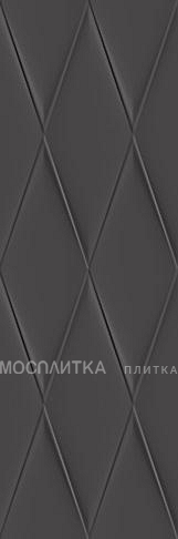 Плитка Vegas рельеф черный 25х75