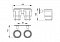 Стакан двойной для щеток с держателем Timo Nelson 150032/00, хром - изображение 2
