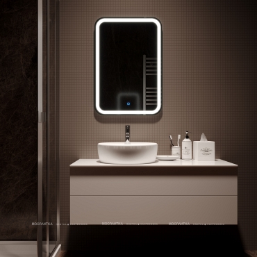 Зеркало Azario Мальта-2 55 см ФР-00001215 с подсветкой - 3 изображение