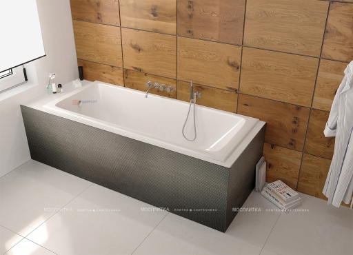 Чугунная ванна Wotte 150х70 см Line 1500x700 белая - 3 изображение