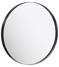 Зеркало Aqwella RM RM0206BLK 60 см круглое, черное