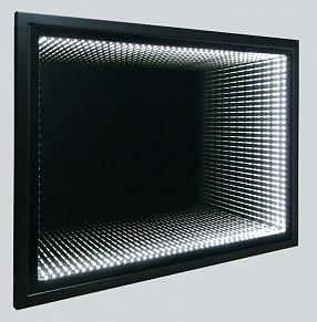 Зеркало Vincea LED VLM-2M60MB, 60x80 см c сенсорным выключателем и диммером, черное