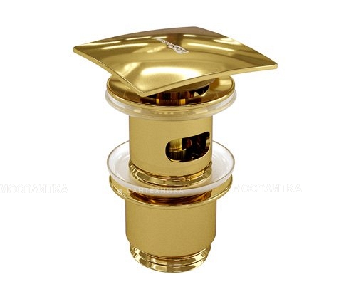 Донный клапан Wasserkraft Sauer A168 для раковины,золото - изображение 2