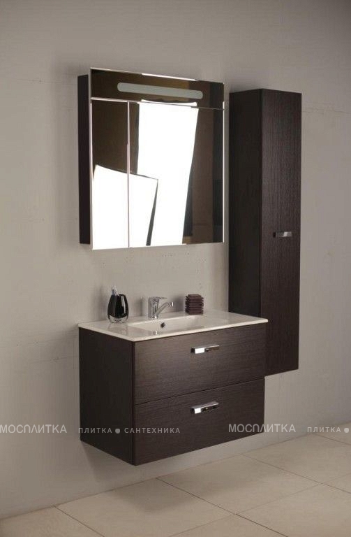 Зеркальный шкаф Roca Victoria Nord Black Edition 80 - изображение 3