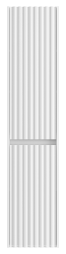 Шкаф-пенал Brevita Balaton 35 см BAL-05035-01-2Л левый, белый - 2 изображение