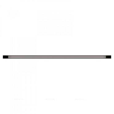 Душевой лоток Berges напольный Super Slim 60 матовый черный, 095052 - 3 изображение