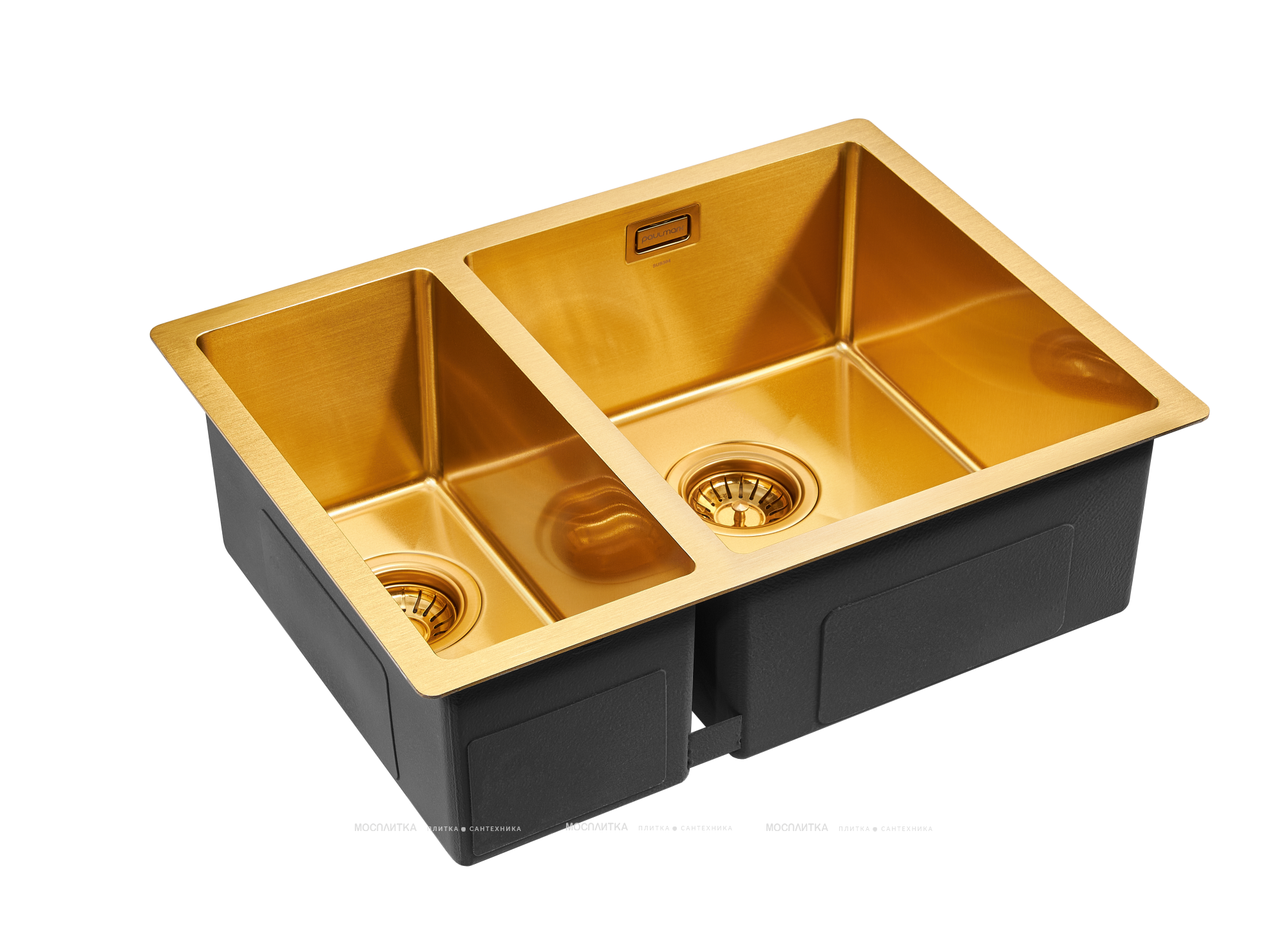 Мойка кухонная Paulmark Annex PM545944-BGR брашированное золото - изображение 2