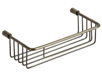Полка-решетка Veragio Basket прямоугольная 22,5х11,6хh6 см, бронза