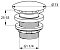 Донный клапан для раковины Kludi Plus 1042805-00 - 2 изображение