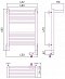 Полотенцесушитель электрический Сунержа Богема 2.0 с 1 полкой 60х40 см 00-5207-6040 без покрытия - 5 изображение