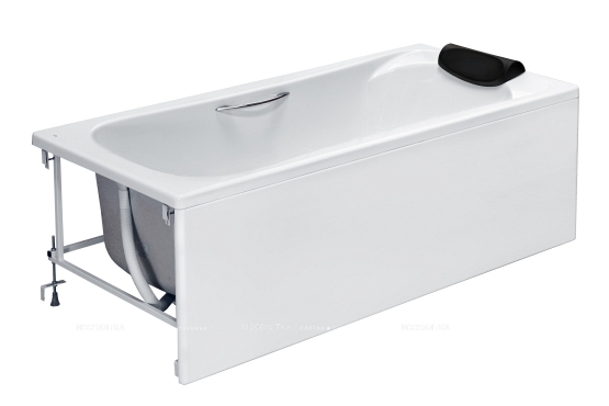 Акриловая ванна 180x90 см Roca BeCool ZRU9307685 с отверстиями для ручек - 5 изображение