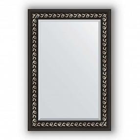Зеркало в багетной раме Evoform Exclusive BY 1175 65 x 95 см, черный ардеко
