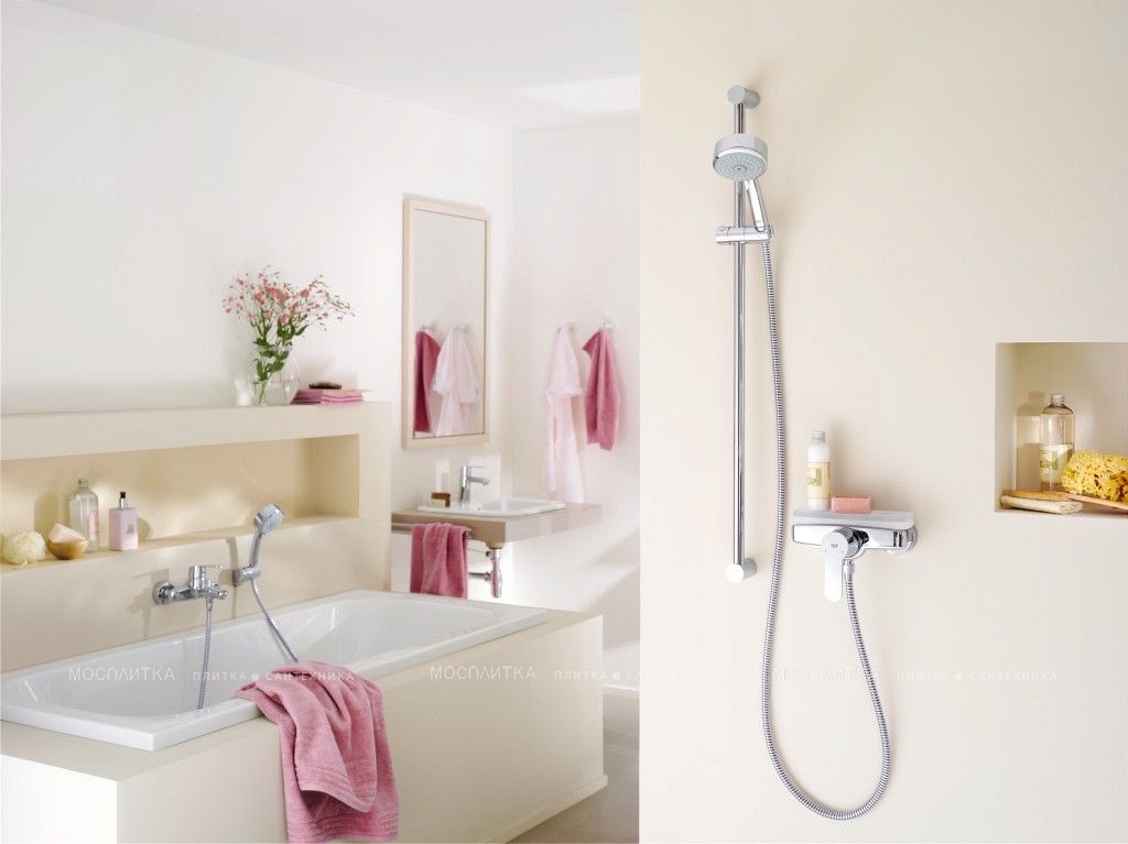 Смеситель Grohe Eurostyle Cosmopolitan 33591002 для ванны с душем - изображение 3