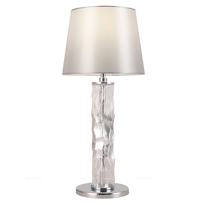 Настольная лампа Crystal Lux PRIMAVERA LG1 CHROME - 3 изображение