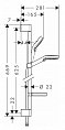 Душевой гарнитур Hansgrohe Crometta Vario 650 26553400 с мыльницей - изображение 5