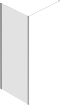 Душевая перегородка Jacob Delafon Serenity 120х190 см E14WK120-GA профиль хром, стекло прозрачное