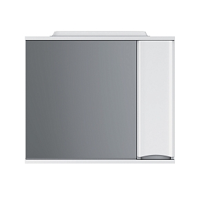 Зеркальный шкаф Am.Pm Like M80MPR0801WG правый 80 см белый глянец с подсветкой