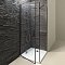 Душевая дверь Jacob Delafon Contra 80х200 см E22T81-BL профиль черный, стекло прозрачное - изображение 2