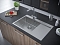 Мойка кухонная Paulmark Atlan Edge PM777851-BSL левая, брашированная сталь - 3 изображение