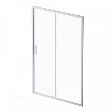 Душевая дверь Am.Pm Gem W90G-140-1-195MT 140 см,стекло прозрачное, профиль матовый хром - 7 изображение