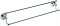 Полотенцедержатель двойной Bemeta Retro 144304232 66.5 x 11.5 x 12.5 см, хром