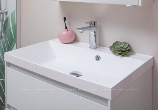 Комплект мебели для ванной Aquanet Гласс 60 белый - 7 изображение