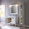 Комплект мебели для ванной Aquanet Паола 90 белый патина серебро - изображение 9