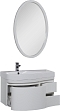 Комплект мебели для ванны Aquanet Nova Lite 75 см 242272, 2 ящика, белый - 6 изображение
