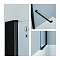 Шторка на ванну 75х145 см Iddis Slide SLI5BS7i90, стекло прозрачное/чёрный - 3 изображение
