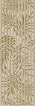 Керамическая плитка Villeroy&Boch Декор La Citta Beige Gold PVD Flower Matt.Rec. 40x120 