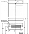 Комплект мебели для ванной Aquanet Модена 100 белый глянец - 9 изображение