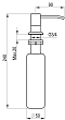Дозатор Granula GR-1403 для жидкого мыла, классик - изображение 2