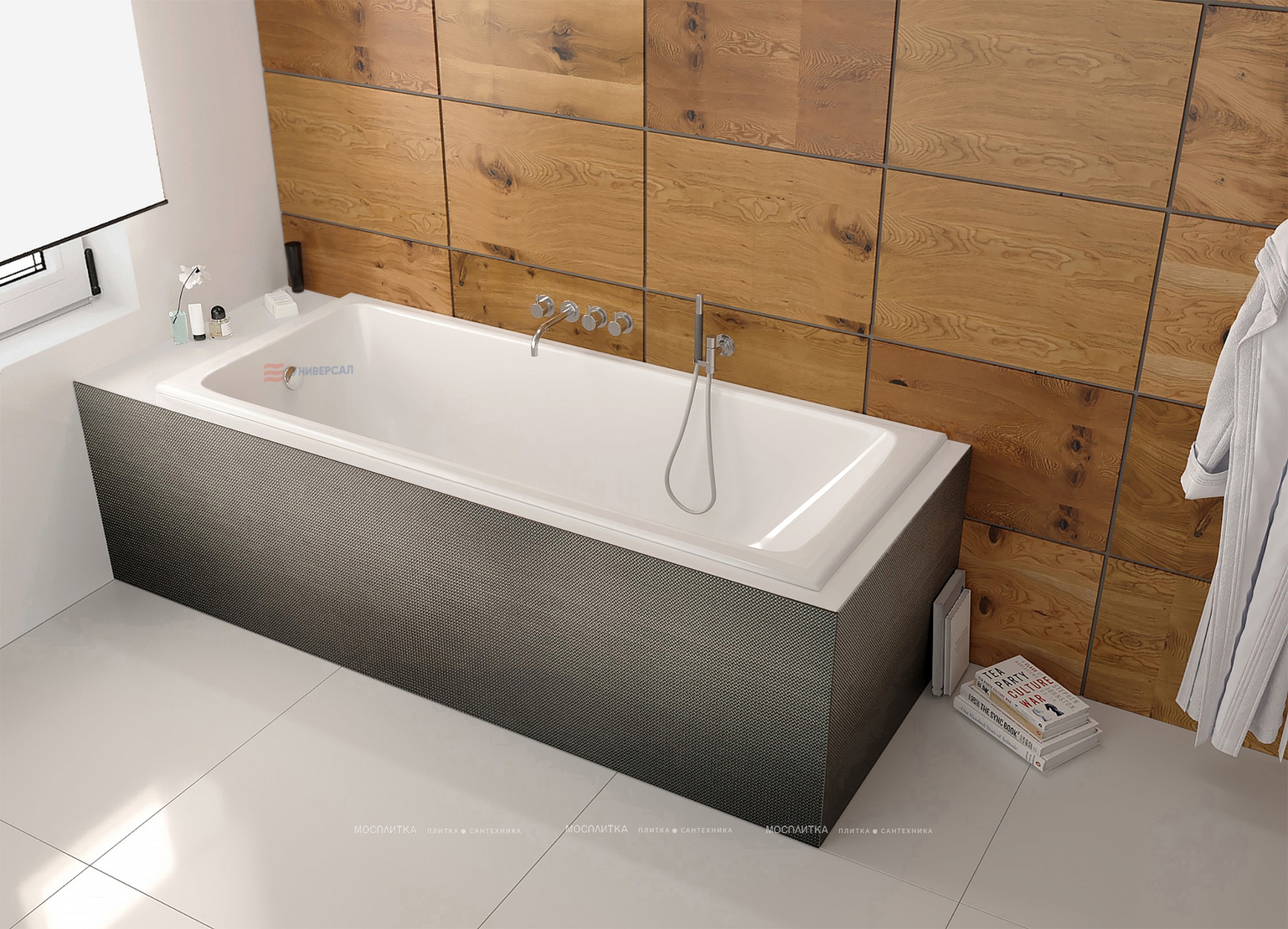 Чугунная ванна Wotte 160х70 см Line 1600x700 белая - изображение 3