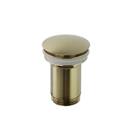 Донный клапан для раковины Ramon Soler Accesorios 1219LOC Click Clack, матовое золото