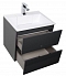 Комплект мебели для ванной Aquanet Алвита 60 серый антрацит - изображение 9