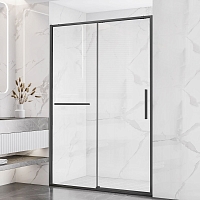 Душевая дверь Vincea Slim Soft 150x200 см, VDS-1SS150CLGM, профиль серый, стекло прозрачное