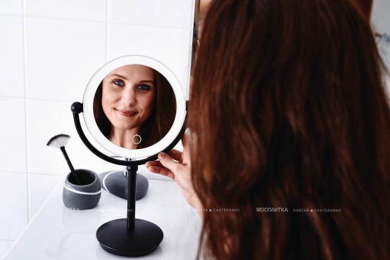 Косметическое зеркало Ridder Moana черный, О3207510 - 3 изображение