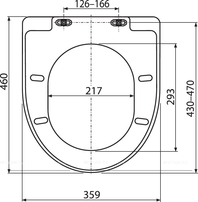 Крышка-сиденье Ravak Chrome X01451 для унитаза с микролифтом, белый - изображение 4