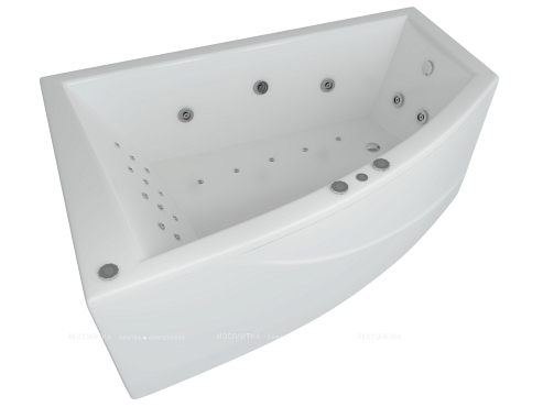 Акриловая ванна Aquatek Оракул 180 см L на объемном каркасе - 3 изображение